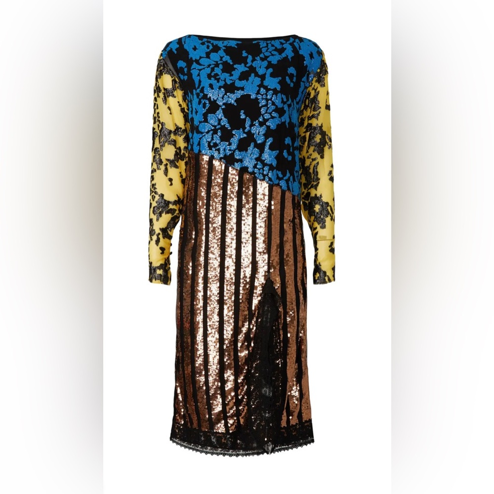 Rachel Comey Rare Decando Sequin Cocktail Midi Dress NWT Size 8 - Picture 5 of 6